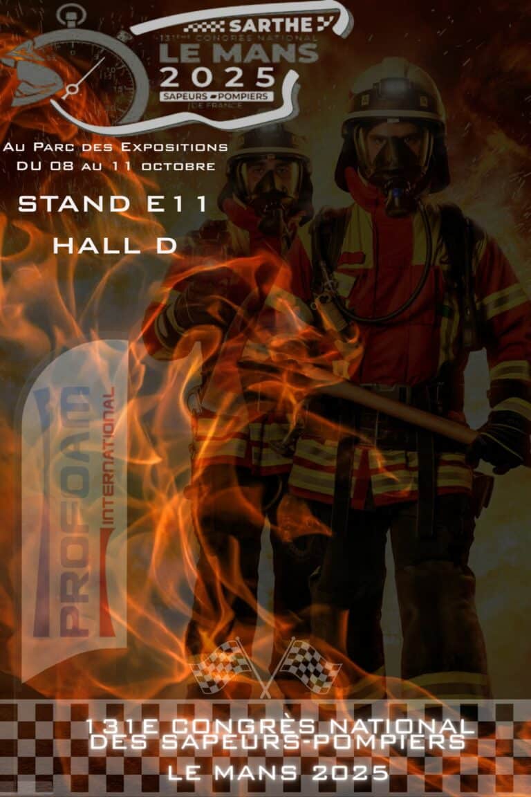 Profoam au congrès des Pompiers
